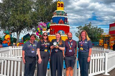 LEGOLAND® Windsor Resort team with their trophy
