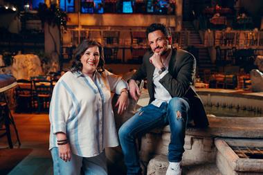 Peter Andre and Sam Bailey Mamma Mia The Party