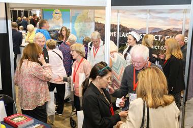 Busy aisles at the Group Leisure & Travel Show 2023 in Milton Keynes