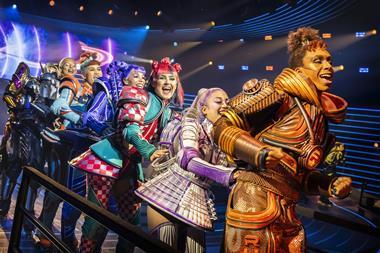 The cast of Starlight Express