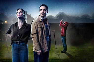 A cast poster with Charlie Brooks and Joe McFadden