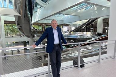 Simon Calder in the Fenix Museum of Migration, Rotterdam