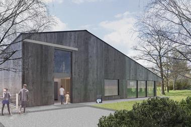 External view of Sheep Field Barn at Henry Moore Studios & Gardens