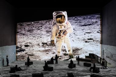 Showing The Moonwalkers: A Journey With Tom Hanks experience which has opened at Lightroom in London