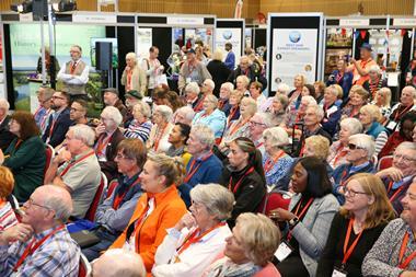 Visitors at the Group Leisure & Travel Show in the Seminar Theatre