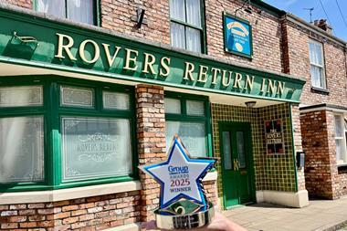 GLT Awards 2025 trophy on Coronation Street