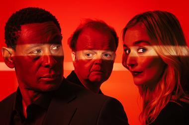 David Harewood OBE, Toby Jones OBE and Caitlin FitzGerald in Othello