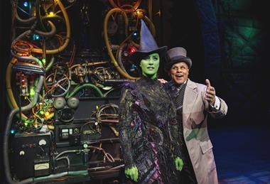 Lucy Jones and Gary Wilmot starred in the 2021 production on Wicked in London