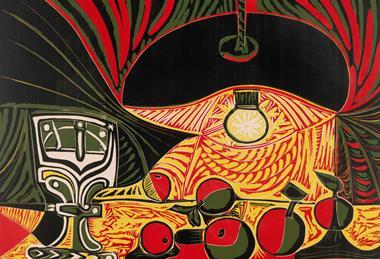 Still life under the lamp, 1962