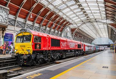 Railway 200 touring exhibition train at Paddington