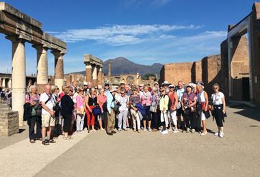 GOTT 2 TRAVEL group in Pompeii