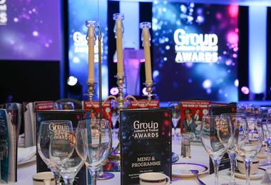A table at the GLT Awards ceremony