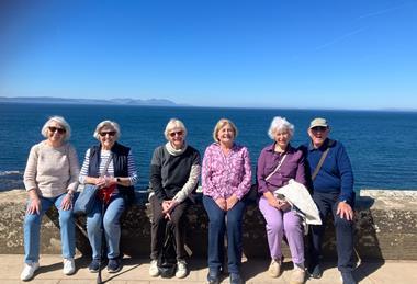Group on holiday