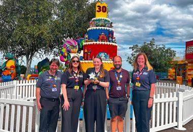 LEGOLAND® Windsor Resort team with their trophy
