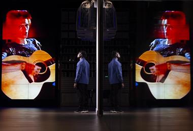 Overview of the David Bowie Centre at V&A East Storehouse.