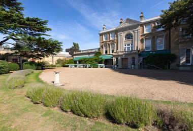 An exterior of Powell-Cotton Museum, Quex House and Gardens in Kent