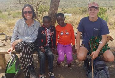Zoe Poston in Kenya