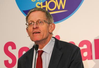 Simon Calder speaking at a previous Group Leisure & Travel Show