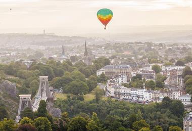 Bristol during the International Balloon Fiesta 2024