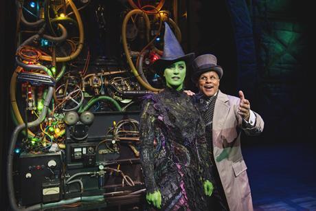 Lucy Jones and Gary Wilmot starred in the 2021 production on Wicked in London