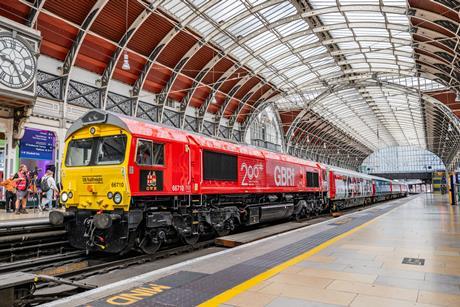 Railway 200 touring exhibition train at Paddington
