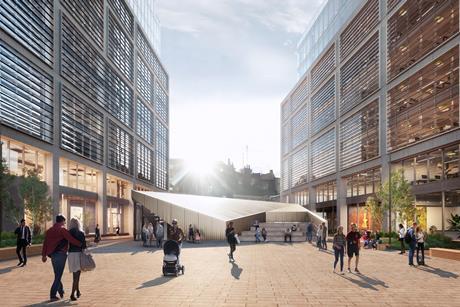 Public realm at The Stage
