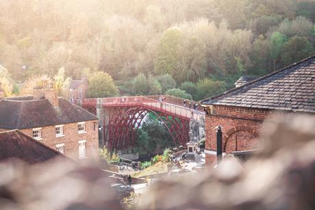 The Iron Bridge in the Ironbridge Gorge