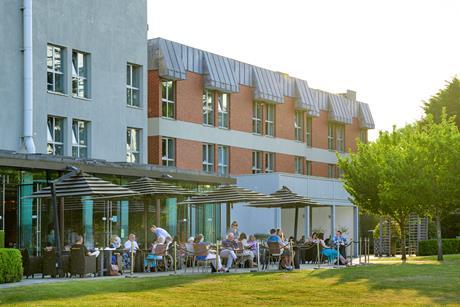 The exterior of The Runnymede on the Thames hotel by Warner Hotels