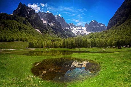 Montenegro Grebaja national park