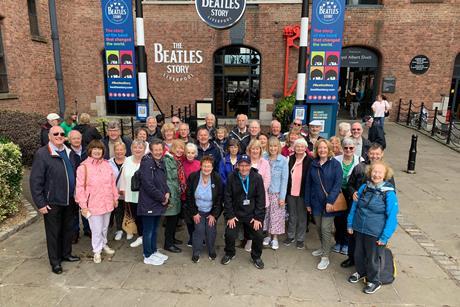 RBSNW Pensioners Social Group on a Liverpool guided walk