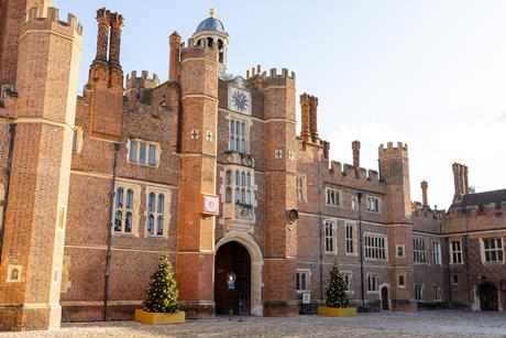 Hampton Court Palace at Christmas