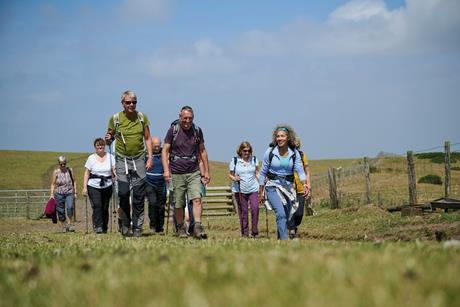 HF Holidays walking group