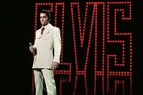 1968, June 27-29; Still image from Singer Presents...ELVIS. Commonly called the 68 Comeback Special