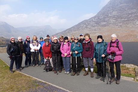 Isle of Wight Ramblers in Snowdonia