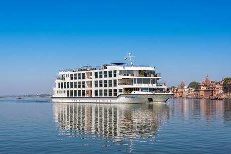 View of Scenic Aura India from the water
