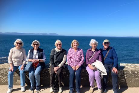 Group on holiday