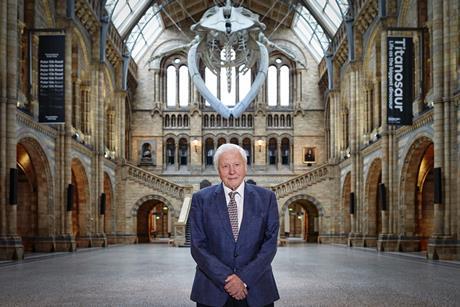 Sir David Attenborough at the Natural History Museum (c) The Trustees of the NHM