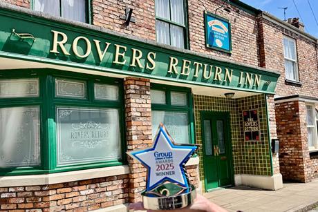 GLT Awards 2025 trophy on Coronation Street