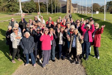 Camberley & District U3A at Tynwald Hill, Isle of Man