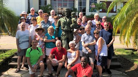 Bob Walker's group in Cuba
