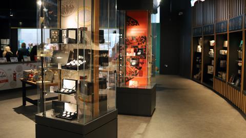 Some of the displays at The Royal Mint Experience in Wales