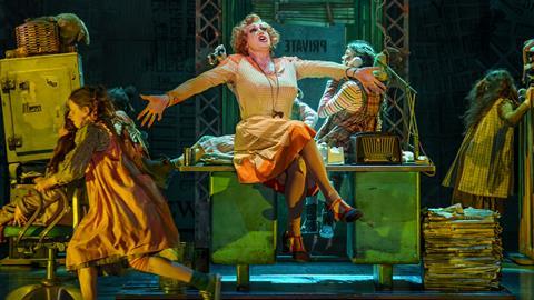 Craig Revel Horwood as Miss Hannigan in Annie the musical
