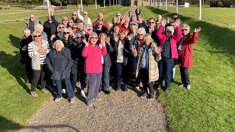 Camberley & District U3A at Tynwald Hill, Isle of Man