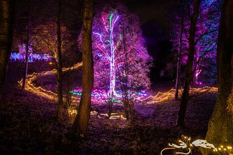 AGLOW at Auckland Castle at Christmas