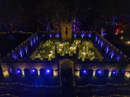 AGLOW at Auckland Castle at Christmas