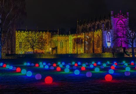 AGLOW at Auckland Castle at Christmas