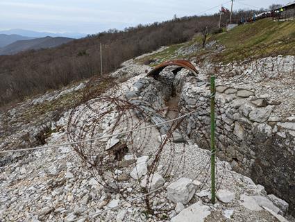 Sabotin Hill trenches, Slovenia