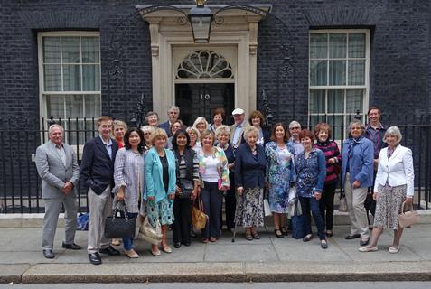Horizons' visit to Downing Street