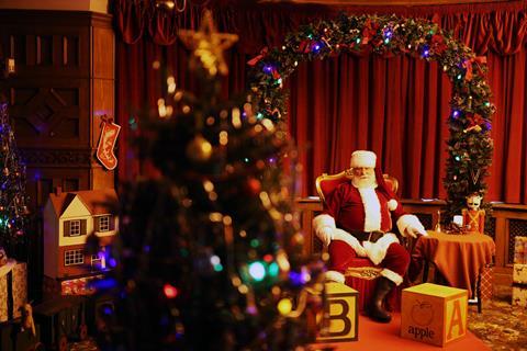 Vintage 1940s Christmas grotto at Bletchley Park