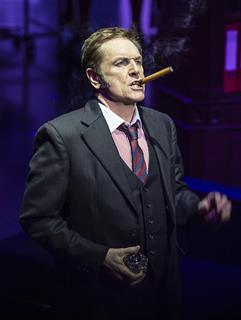 Brian Conley as Franklin Hart Jnr in 9 to 5 the Musical